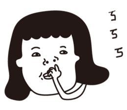 Ugly GIRL Stickers sticker #5060415