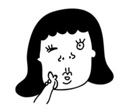 Ugly GIRL Stickers sticker #5060417