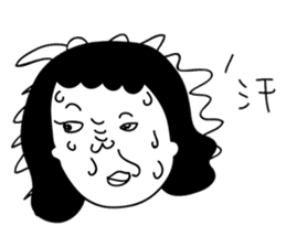 Ugly GIRL Stickers sticker #5060426
