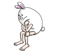 The Rabbit man sticker #5060551