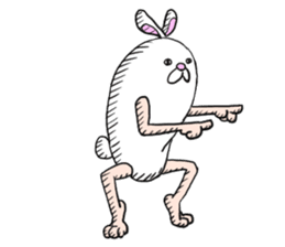 The Rabbit man sticker #5060554