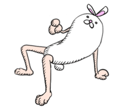 The Rabbit man sticker #5060556