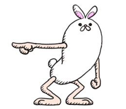 The Rabbit man sticker #5060557
