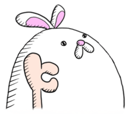 The Rabbit man sticker #5060559