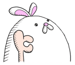 The Rabbit man sticker #5060559