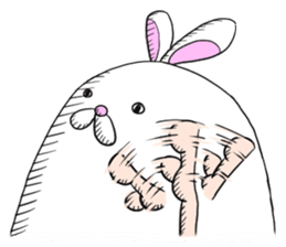 The Rabbit man sticker #5060560