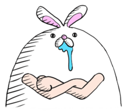 The Rabbit man sticker #5060561