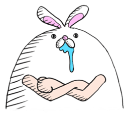 The Rabbit man sticker #5060561
