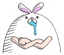 The Rabbit man sticker #5060561