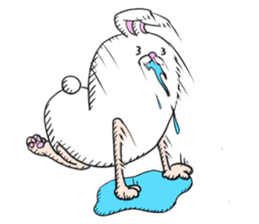 The Rabbit man sticker #5060571