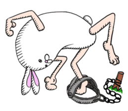 The Rabbit man sticker #5060572