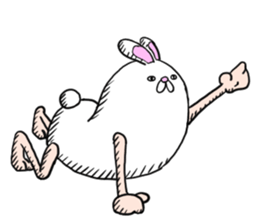 The Rabbit man sticker #5060576