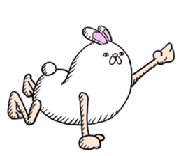 The Rabbit man sticker #5060576