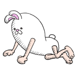 The Rabbit man sticker #5060577