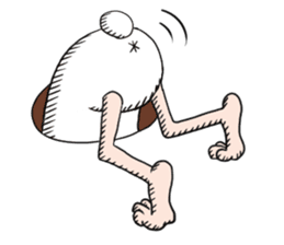 The Rabbit man sticker #5060578