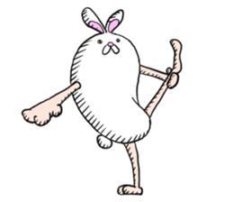 The Rabbit man sticker #5060579