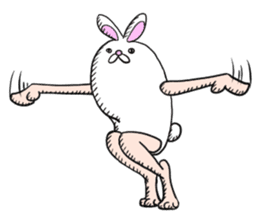 The Rabbit man sticker #5060580