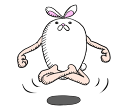 The Rabbit man sticker #5060581