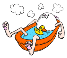 The Rabbit man sticker #5060583