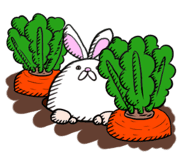 The Rabbit man sticker #5060588