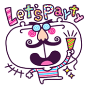 Cute white bear. sticker #5060645