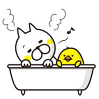 A little eccentric cat and friends sticker #5060962