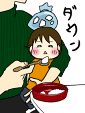 aeru Omochi Collaboration Sticker sticker #5061211
