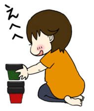 aeru Omochi Collaboration Sticker sticker #5061213