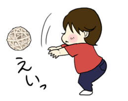 aeru Omochi Collaboration Sticker sticker #5061219