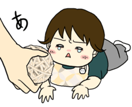 aeru Omochi Collaboration Sticker sticker #5061221