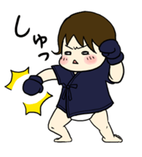 aeru Omochi Collaboration Sticker sticker #5061223