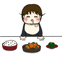 aeru Omochi Collaboration Sticker sticker #5061225