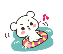 Summer bear sticker #5062084