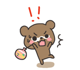 Summer bear sticker #5062093