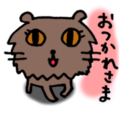 OTSUKARESAMA CAT sticker #5062707
