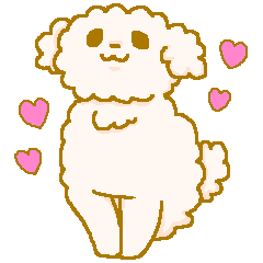 The relaxed sticker of "Komari"