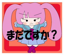 usamimi-girl Everyday conversation sticker #5062926