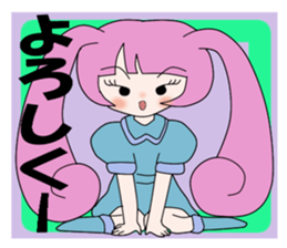 usamimi-girl Everyday conversation sticker #5062939