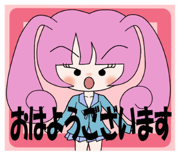 usamimi-girl Everyday conversation sticker #5062946