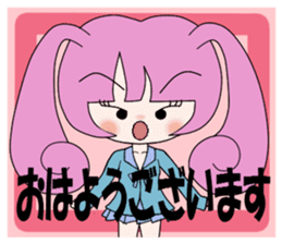 usamimi-girl Everyday conversation sticker #5062946