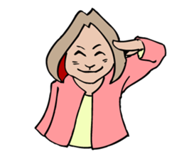 A rabbit 's facial expression. sticker #5063075