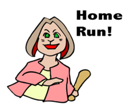 A rabbit 's facial expression. sticker #5063109