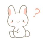 Fluffy bunnies sticker #5063499