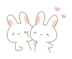 Fluffy bunnies sticker #5063506