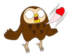 Fuku-kun sticker of Lucky Owl sticker #5064001