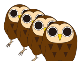 Fuku-kun sticker of Lucky Owl sticker #5064004