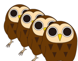 Fuku-kun sticker of Lucky Owl sticker #5064004