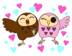 Fuku-kun sticker of Lucky Owl sticker #5064009