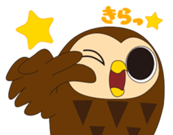 Fuku-kun sticker of Lucky Owl sticker #5064010