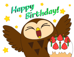 Fuku-kun sticker of Lucky Owl sticker #5064019